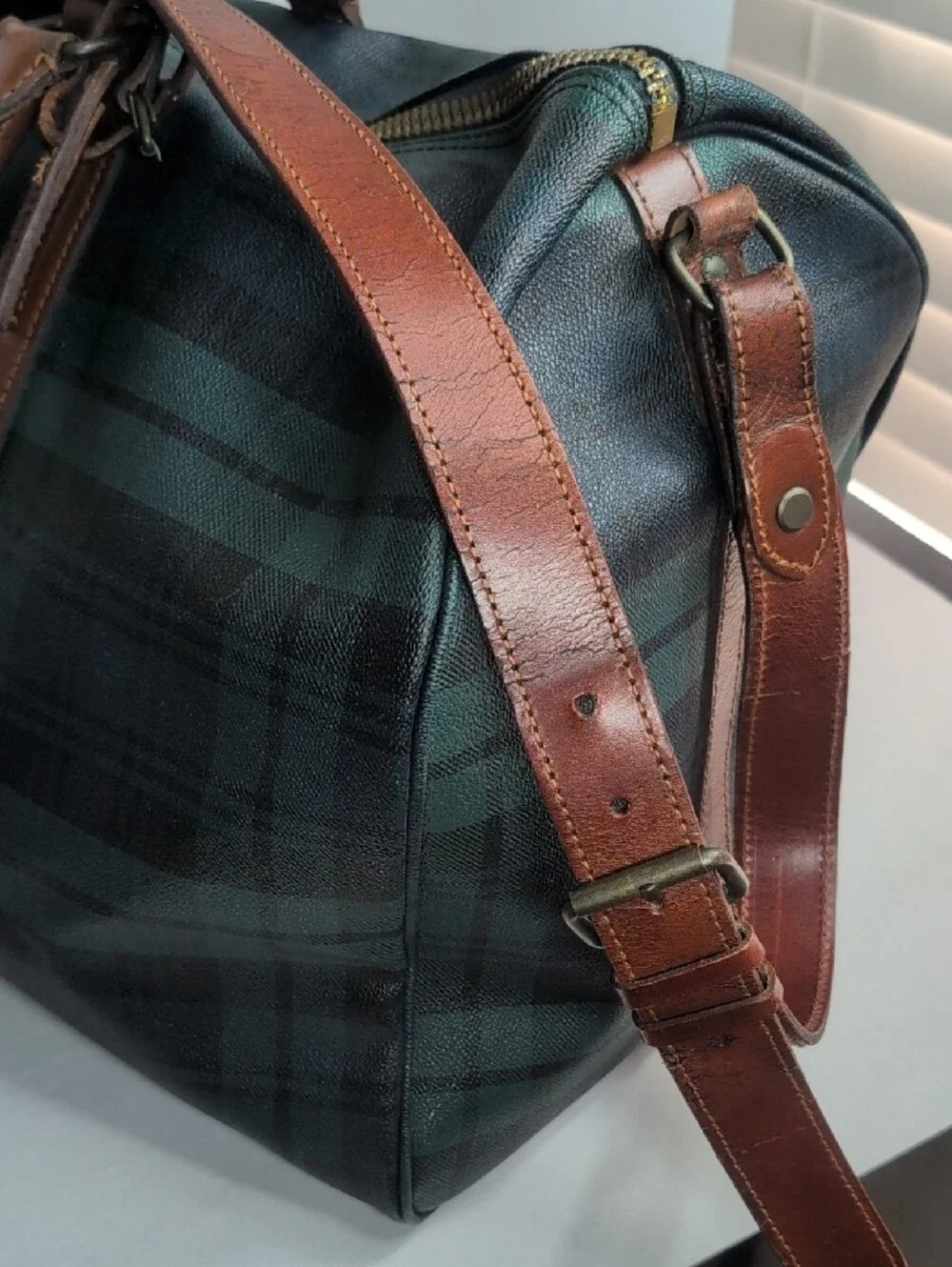 Polo Ralph Lauren Vintage Weekender Tartan Pattern